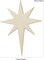 30 Pack 4 Inch Wooden Bethlehem Star Cutouts - Unfinished Wooden Star Hanging Ornaments DIY Craft Gift Tags for Home Party Decoration